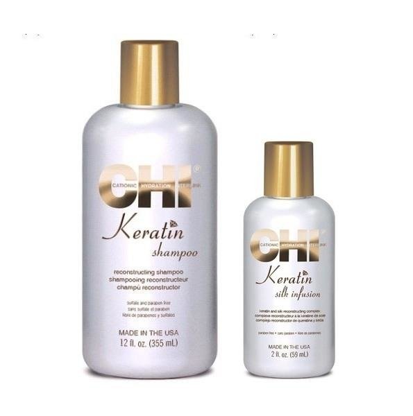 chi keratin gold zestaw szampon odżywka 2x355ml opinie