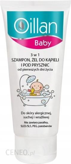 oillan baby szampon nawilżający od urodzenia 200ml