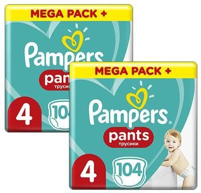 pampers pants 4 208szt