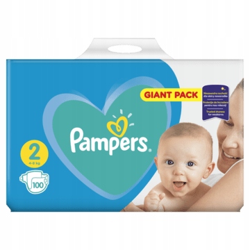 pampers new baby-dry pieluchy 3 mini 100szt