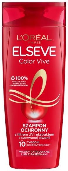 loreal paris elseve color-vive szampon do włosów farbowanych z pompka