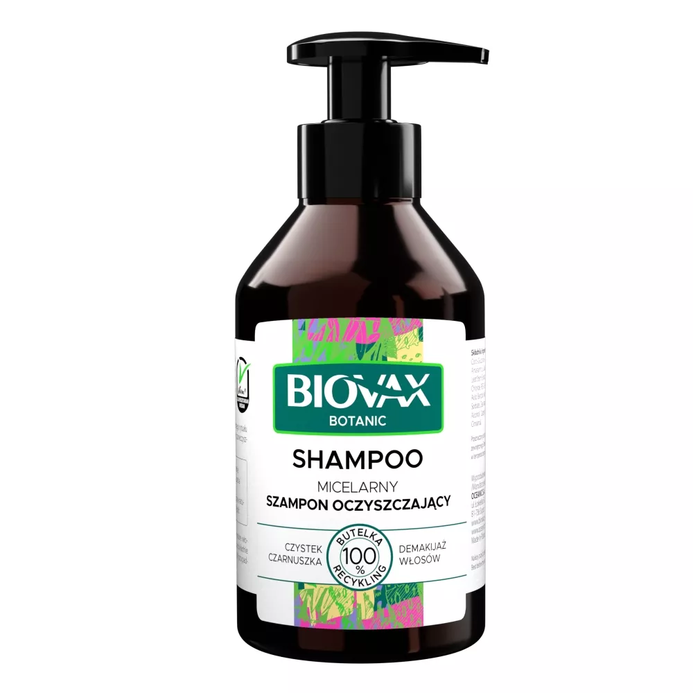 mineralny szampon biovax oczyszczający