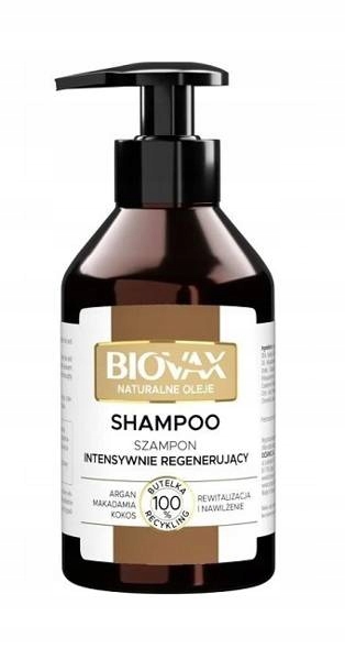 biovax szampon intens regenerujący argan makadamia kokos