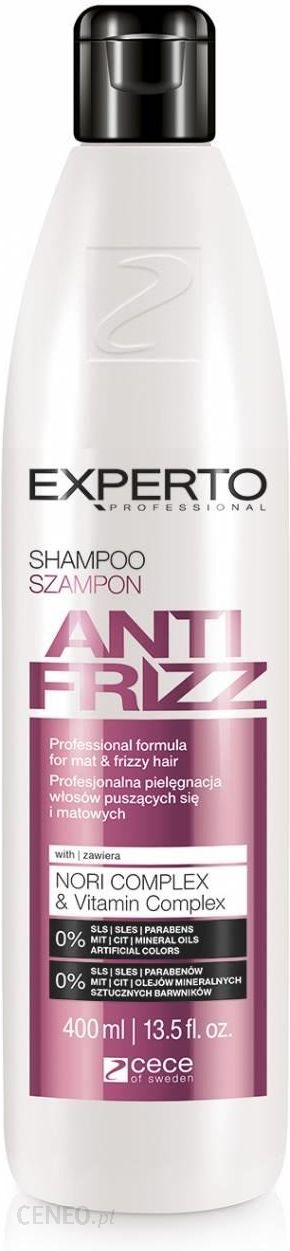 experto antifrizz szampon do włosów puszących się