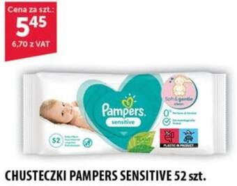 biedronka chusteczki pampers sensitive