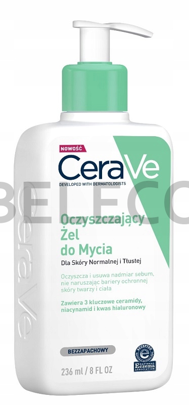 cerave zel do mycia twarzy suchej