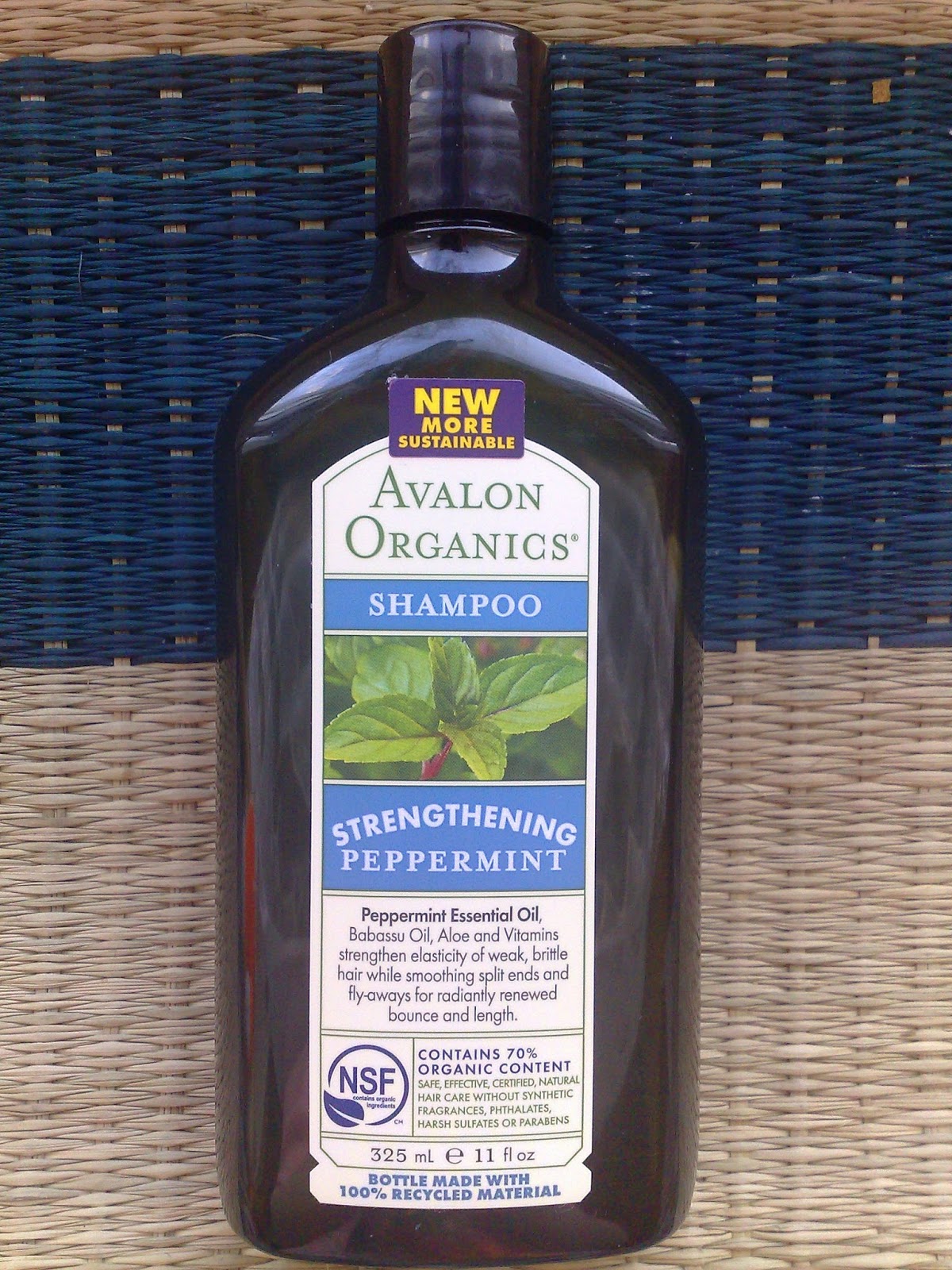 miętowy szampon wzmacniający avalon organics