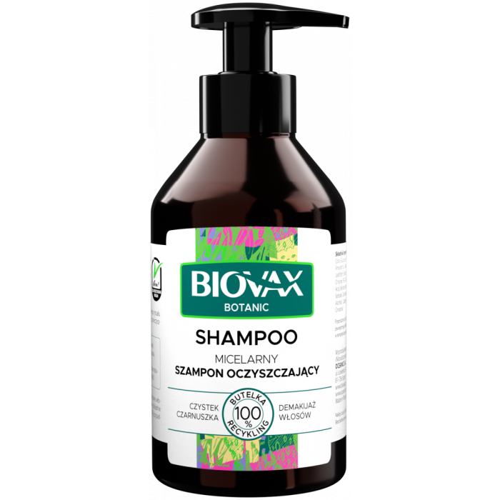 biovax oczyszczajacy szampon micelarny