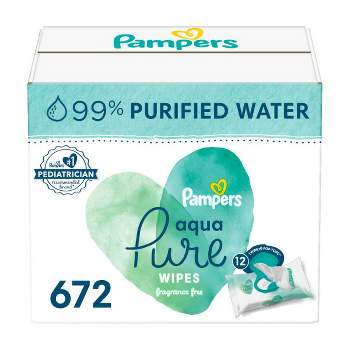 pampers aqua pure wipes target