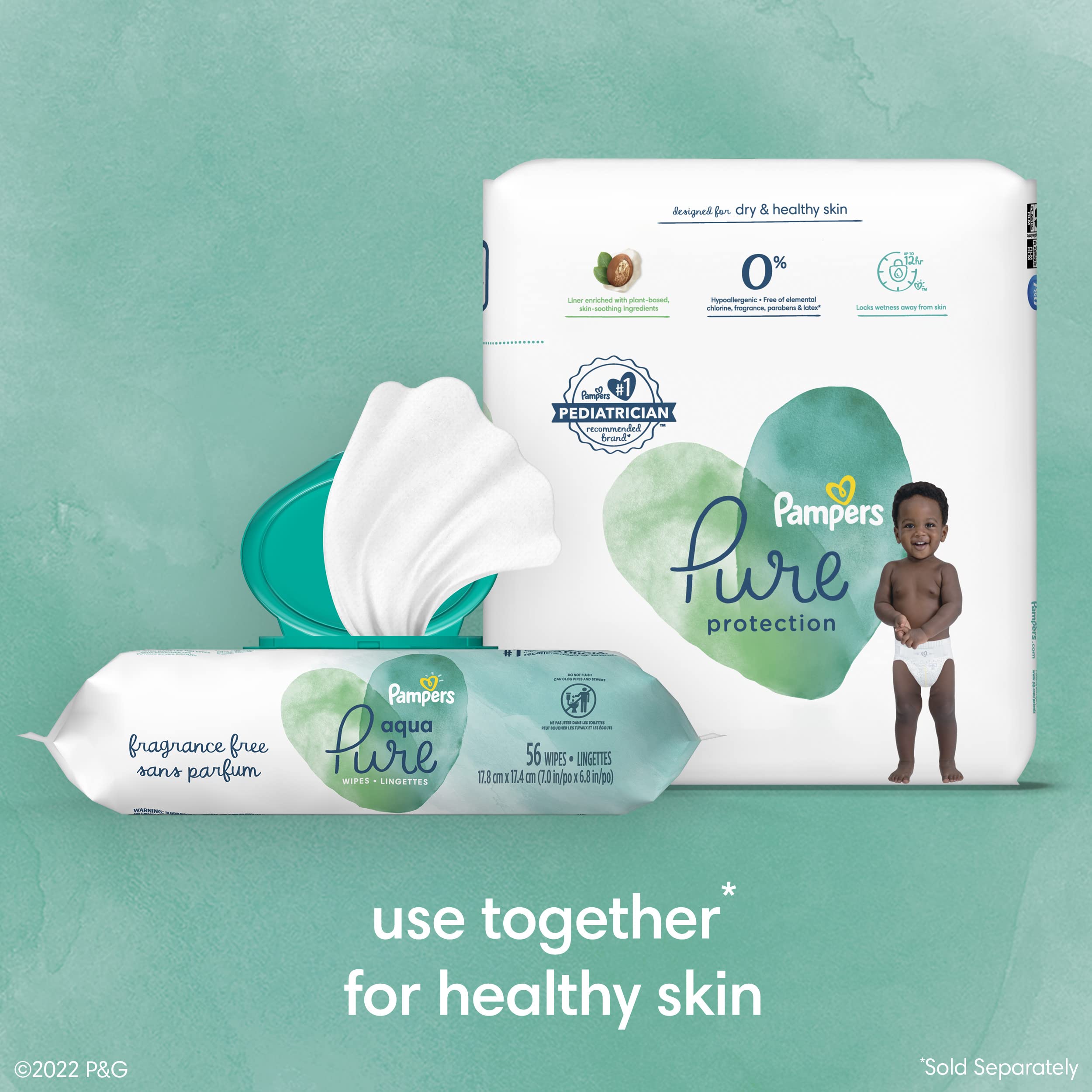 pampers pure protection 2szt