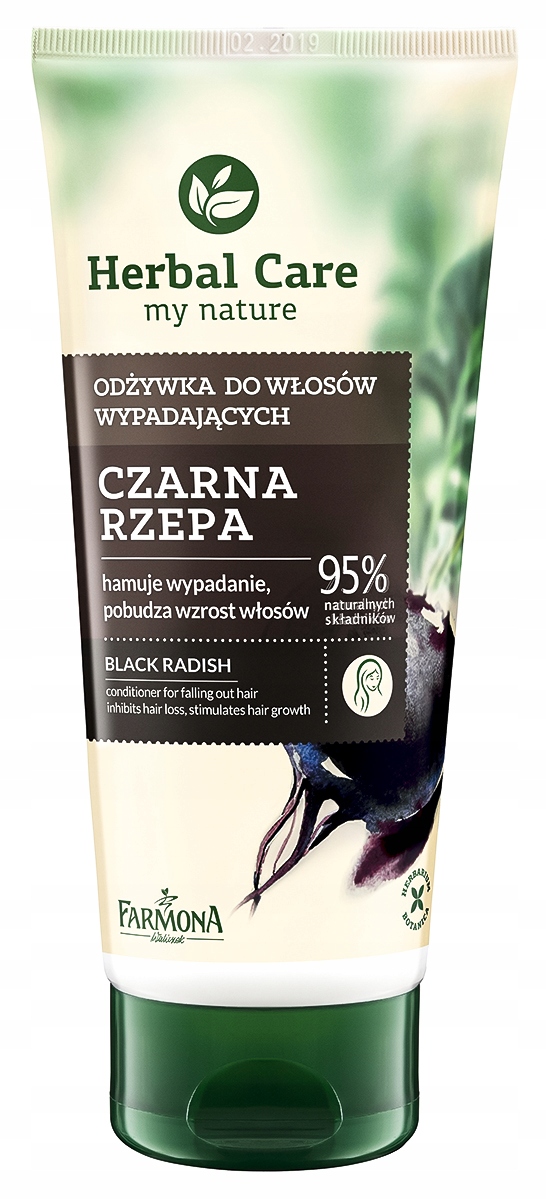 farmona herbal care odżywka do włosów wypadających czarna rzepa 200ml