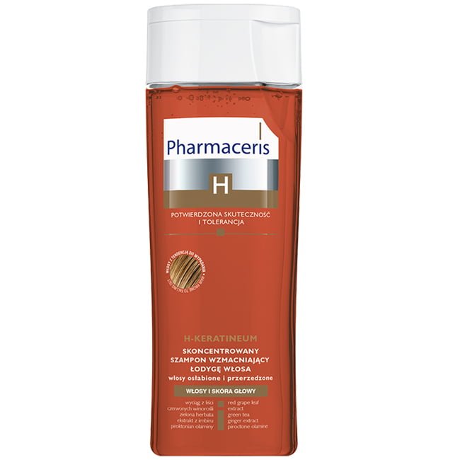 pharmaceris h keratineum skoncentrowany szampon wzmacniający do włosów 250ml