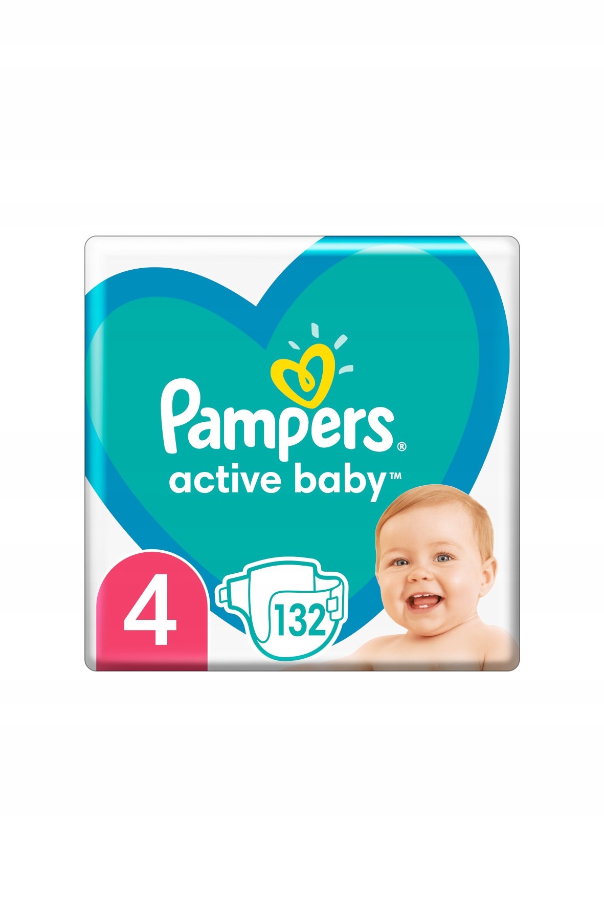 allegro pampers active baby 132 szt