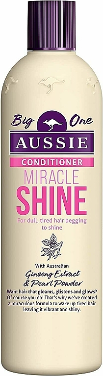 aussie miracle shine odżywka do matowych i zmęczonych włosów