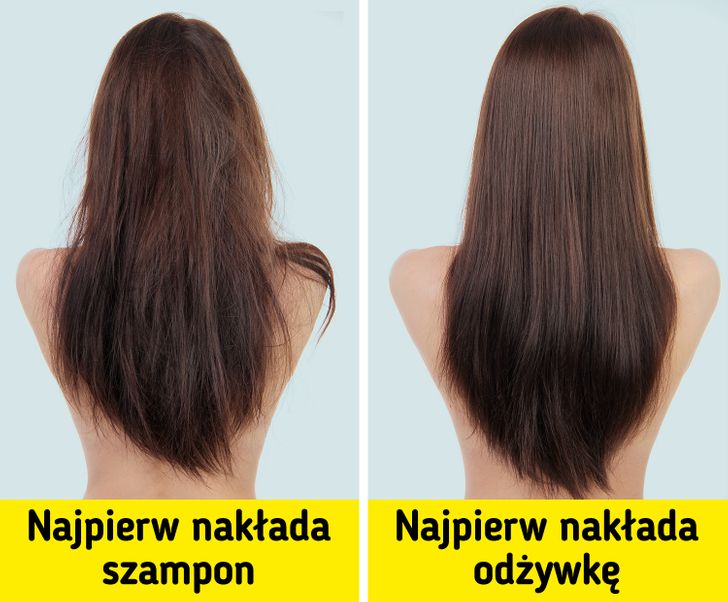odżywka do włosów przed czy po umyciu włosów