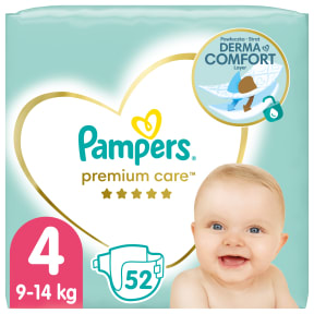 pampers premium care pieluchy 4 maxi 9-14 kg 52 szt