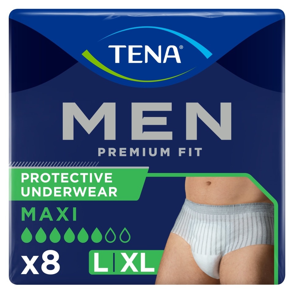 tena men pampers l