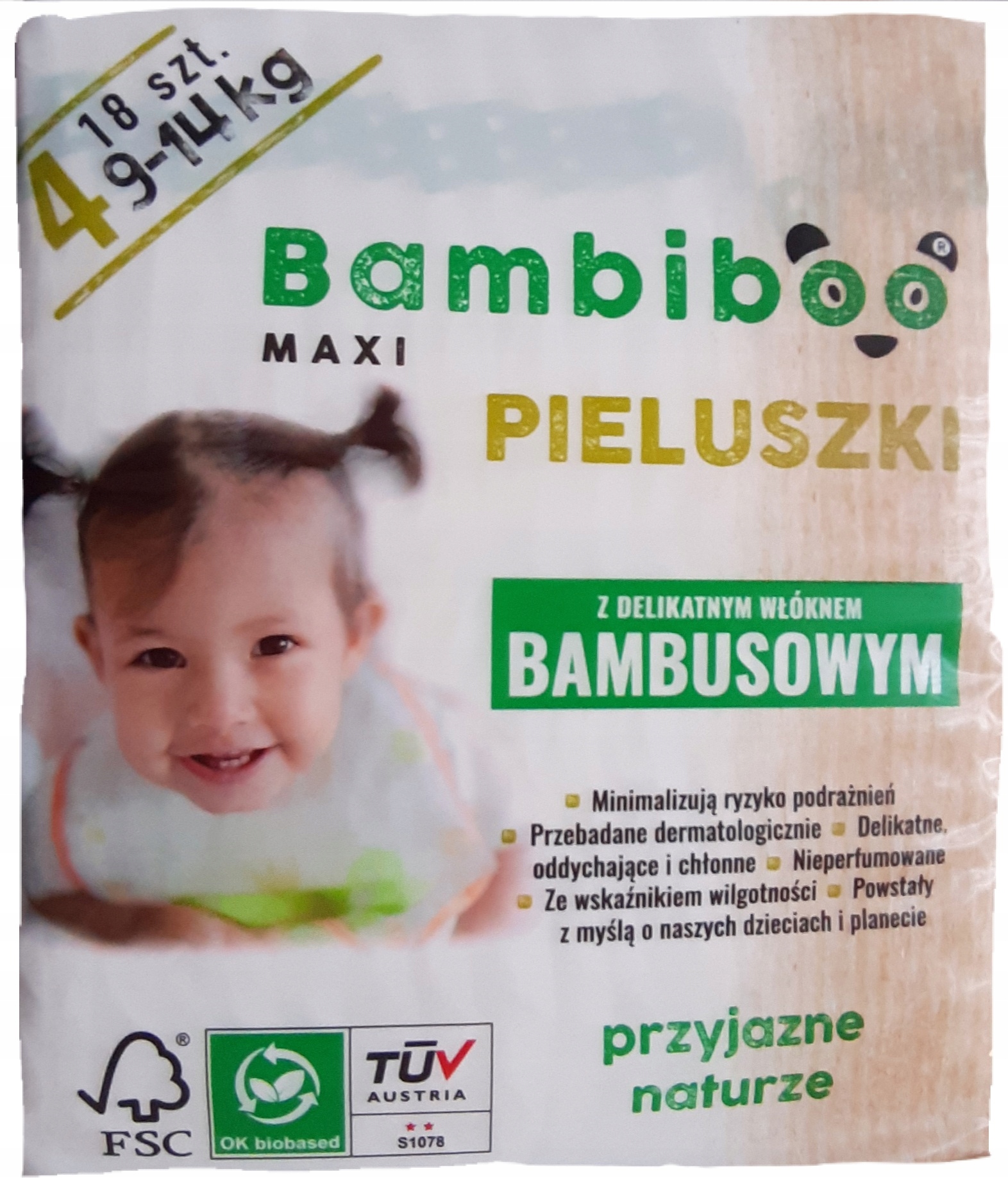 bambiboo pieluchy biodegradowalne 0