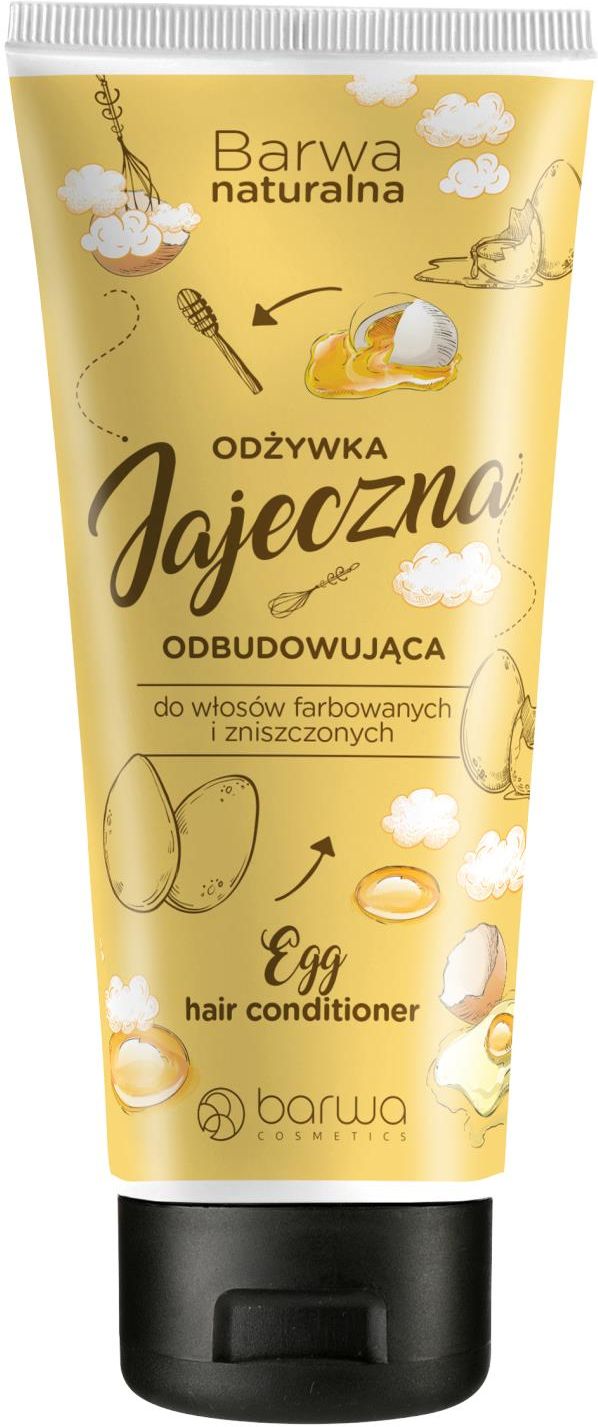 barwa naturalna odżywka do włosów regenerująca jajeczna