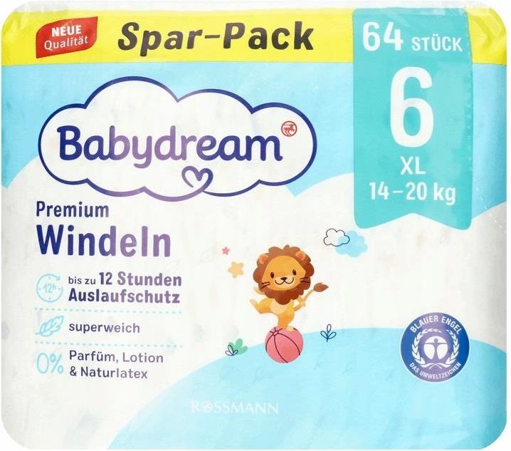 babydream 6+ vs pampers 6