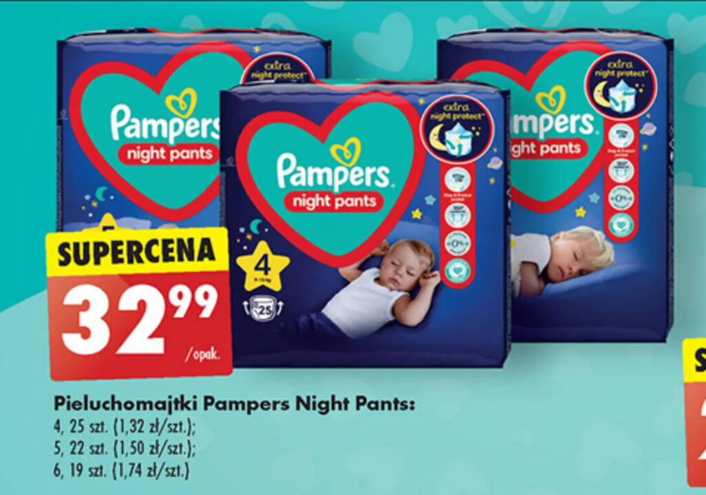 biedronka pampers supercena