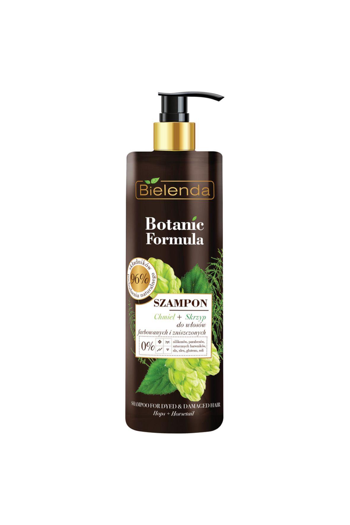 bielenda botanic formula szampon do włosów farbowanych skrzyp polny chmiel