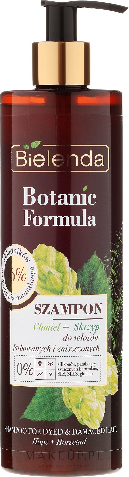 bielenda botanic formula szampon do włosów farbowanych skrzyp polny chmiel