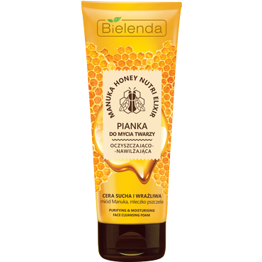 bielenda manuka pianka do mycia twarzy oczyszczająco-nawilżająca 150 ml