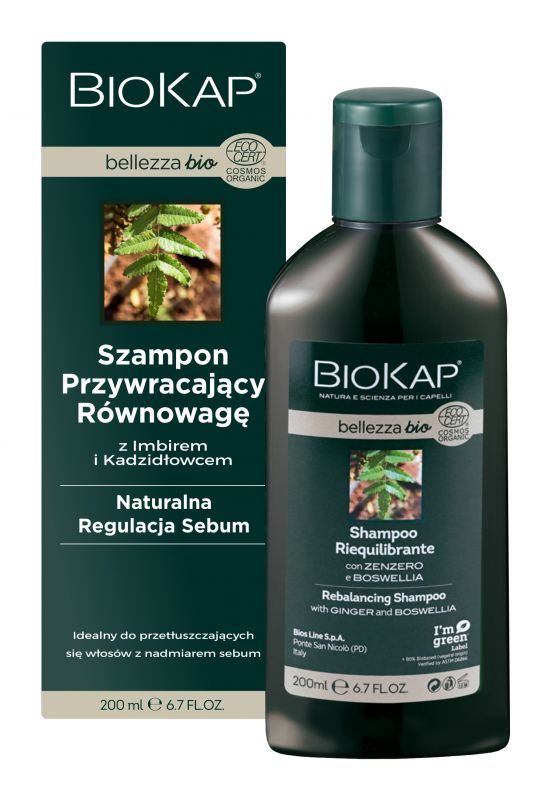 biokap bellezza szampon do włosów tłustych 200ml