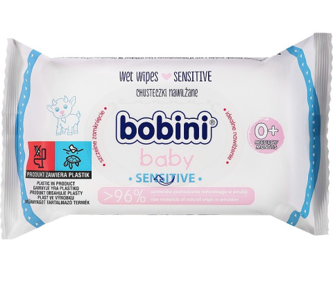 bobini baby sensitive chusteczki nawilżane dla niemowląt i dzieci