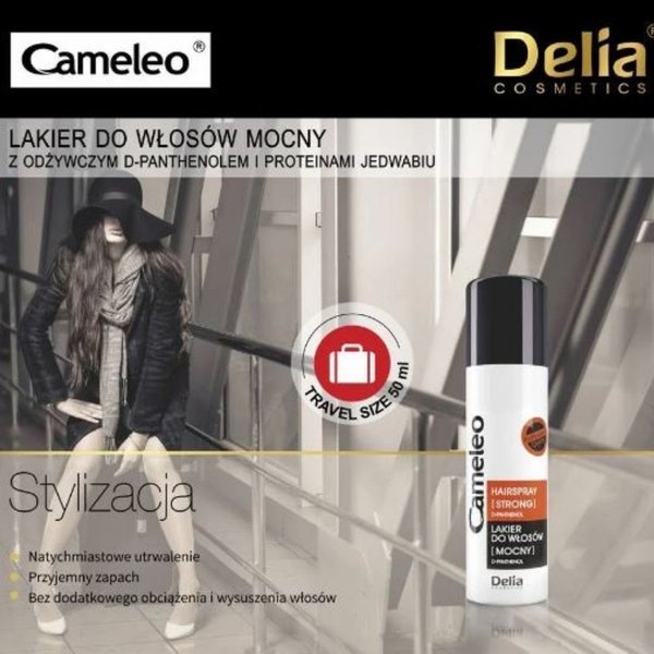 delia cameleo lakier do włosów mocny 50ml