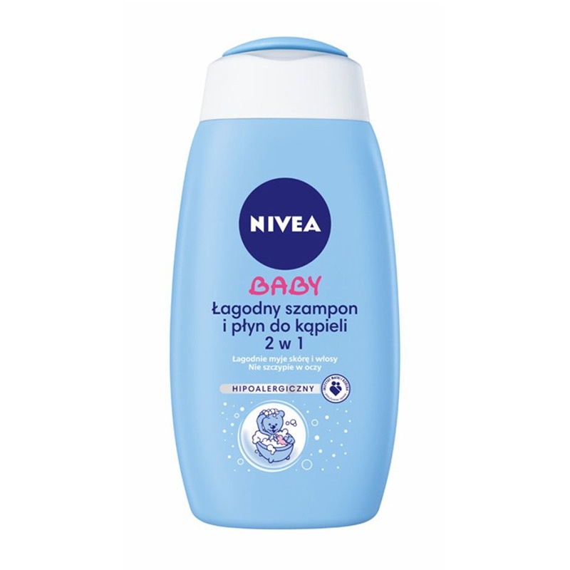 nivea baby szampon i płyn do kąpieli łagodny 2w1