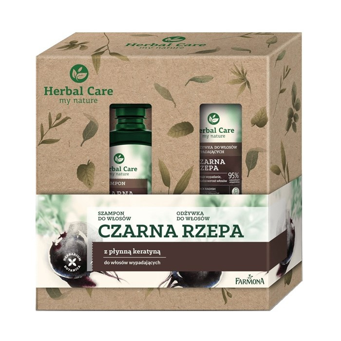 farmona herbal care odżywka do włosów wypadających czarna rzepa 200ml