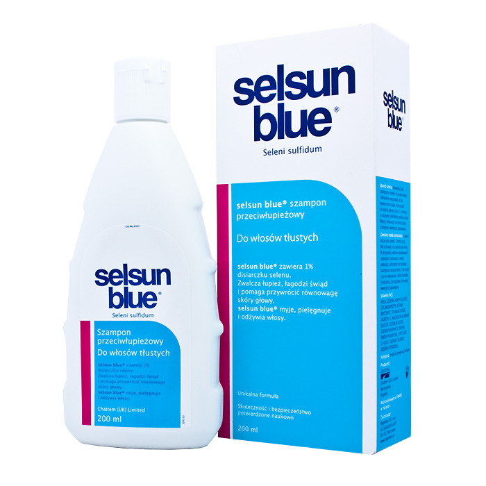 szampon selsun blue do włosów tłustych.200 ml