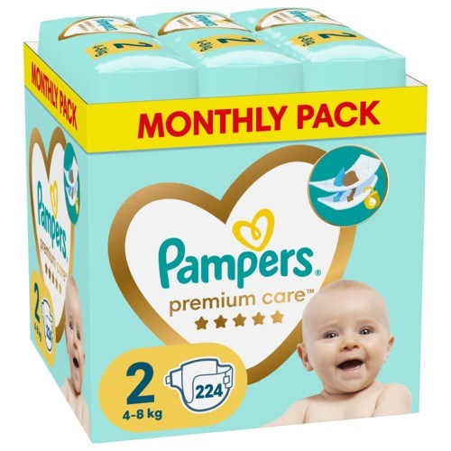 pieluszki pampers premium care 3 mega box 240 szt