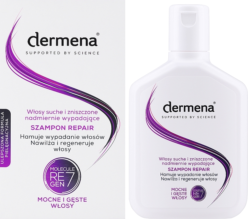 dermena hair care repair szampon do włosów suchych i zniszczonych