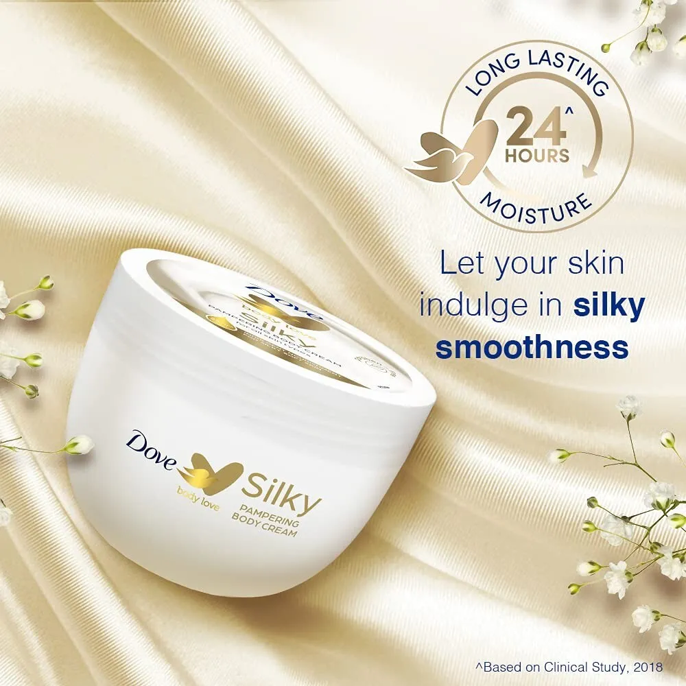 dove seria silky pampering body cream