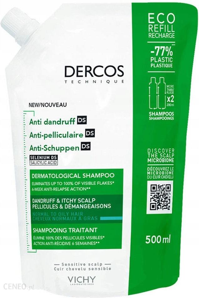 vichy dercos szampon przeciwłupieżowy ceneo
