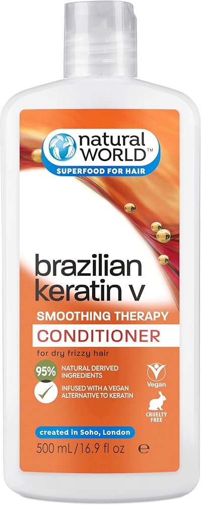 natural world brazilian keratin smoothing therapy odżywka wygładzająca do włosów