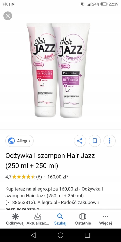 szampon hair jazz allegro