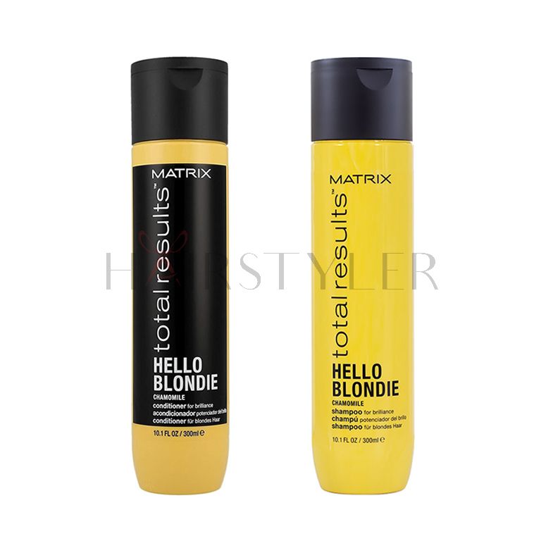 matrix total results hello blondie odżywka do włosów blond 300ml