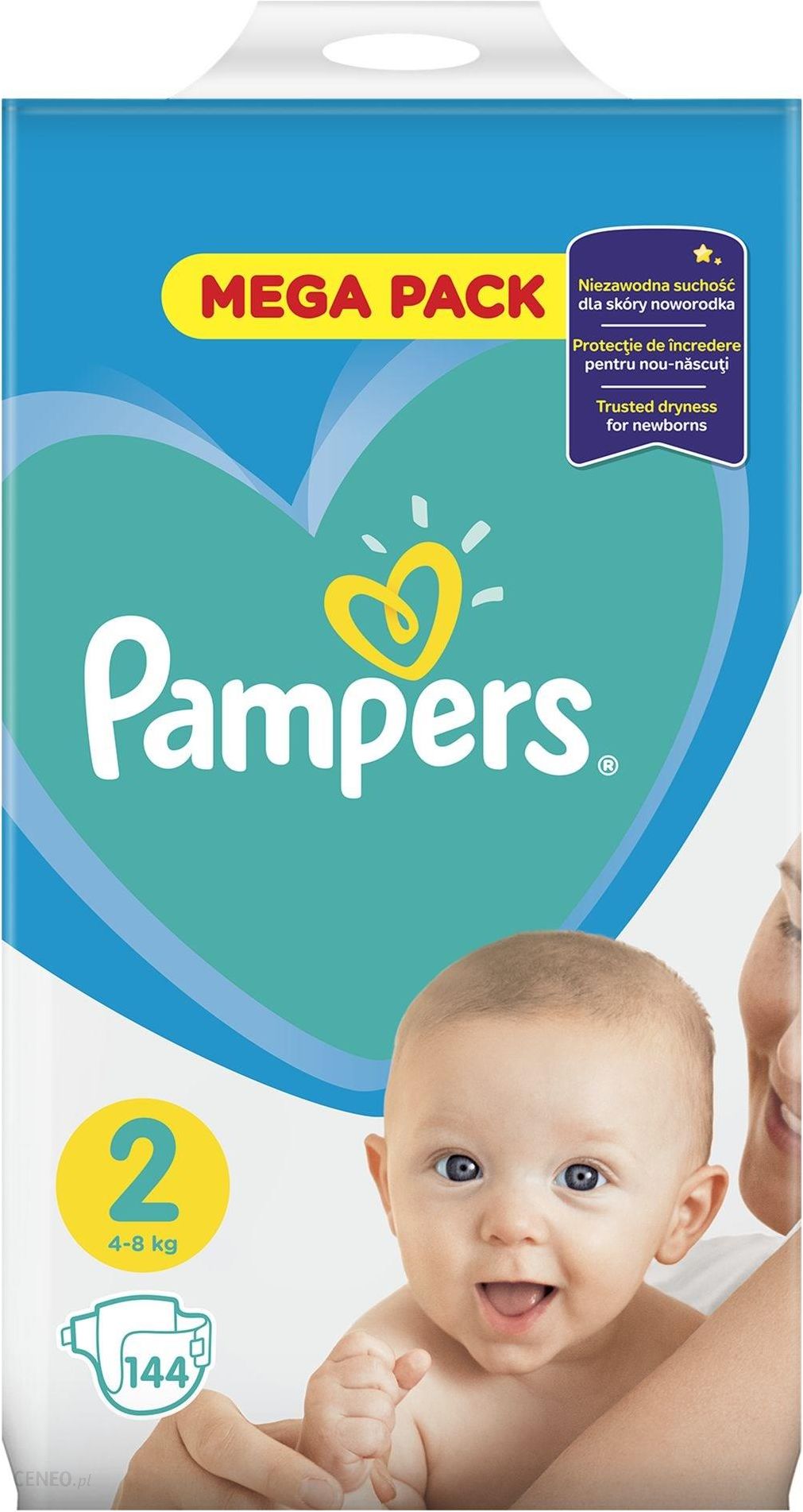 ceneo pampers 2 144szt