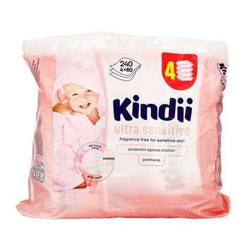 chusteczki nawilżane cleanic kindii ultra sensiive