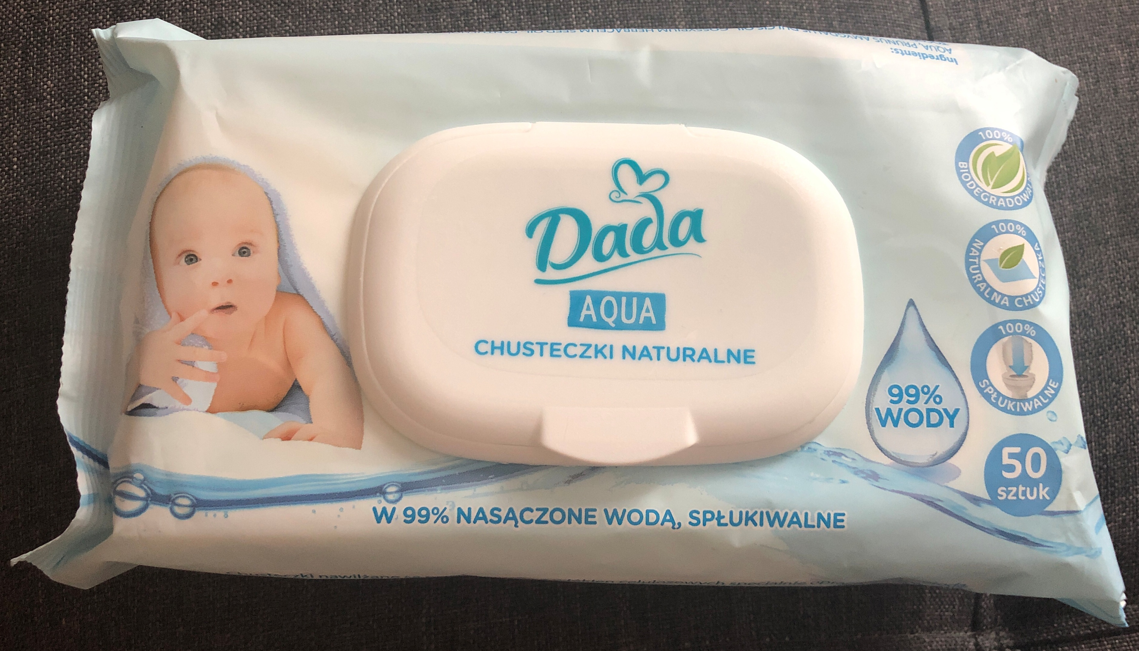 chusteczki nawilżane dada aqua