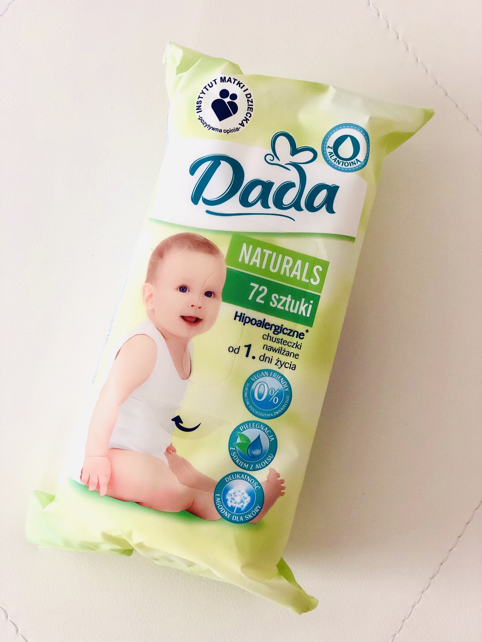 chusteczki nawilżane dada naturals skład