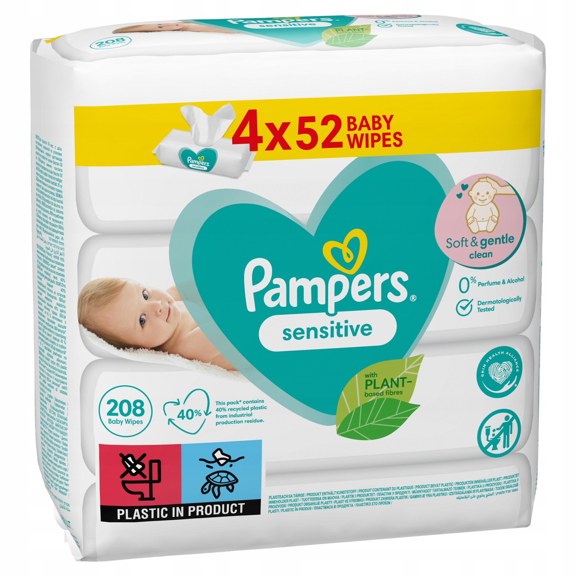 chusteczki nawilżane pampers allegro