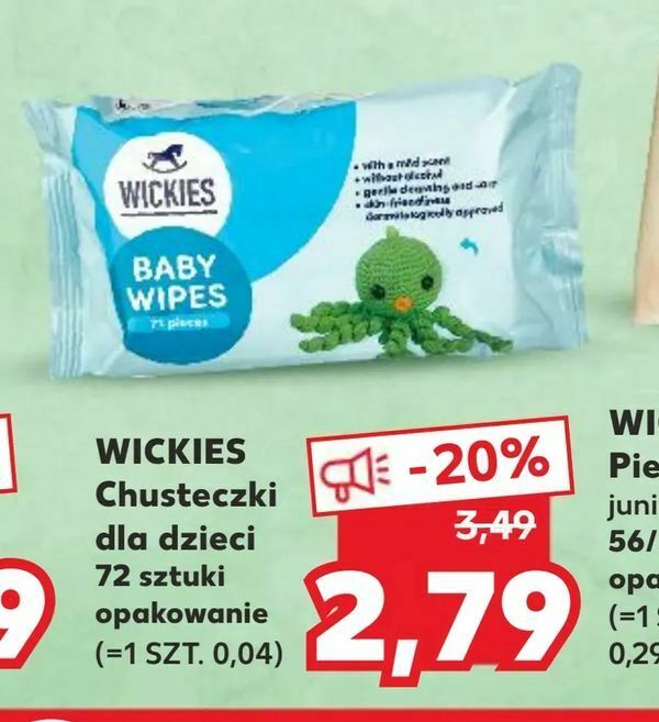 chusteczki nawilżane wickies gdzie kupić