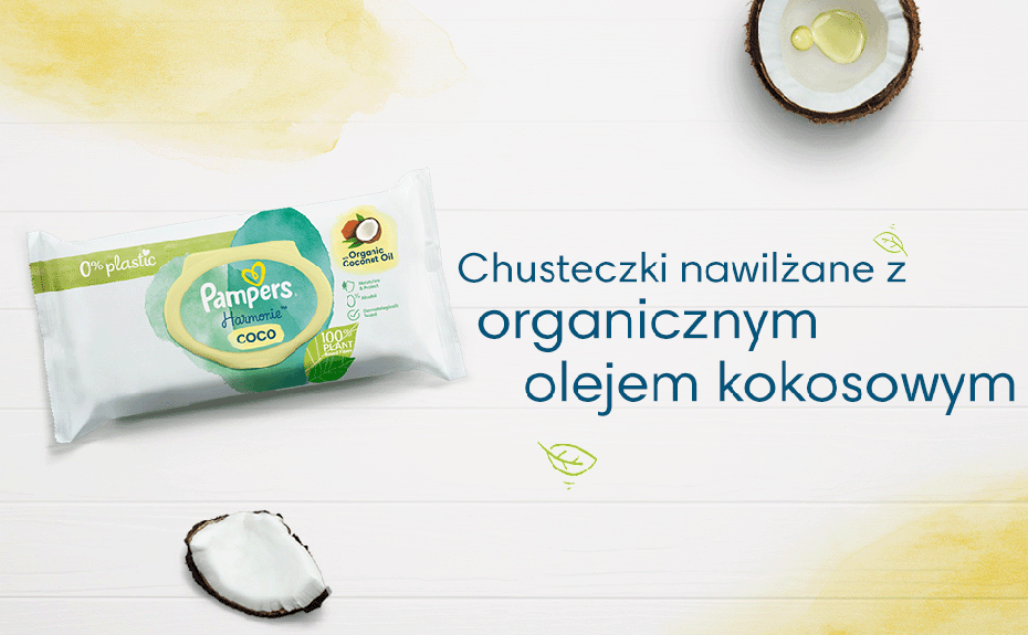 chusteczki pampers organicznych