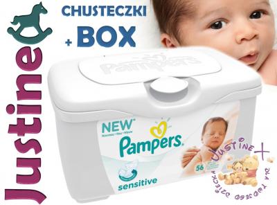 chusteczki pampers pudełko