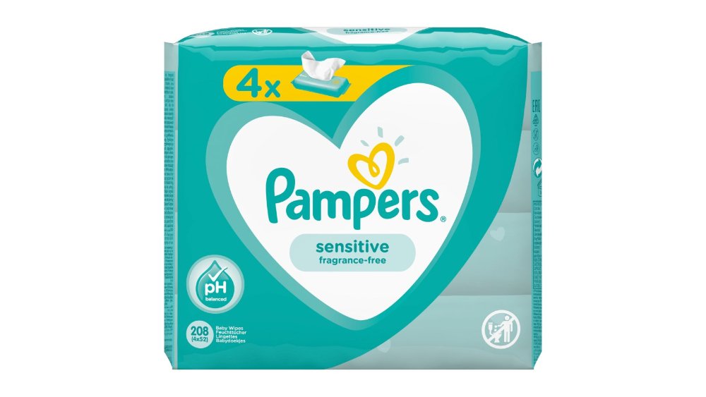 chusteczki pampers sensitive auchan